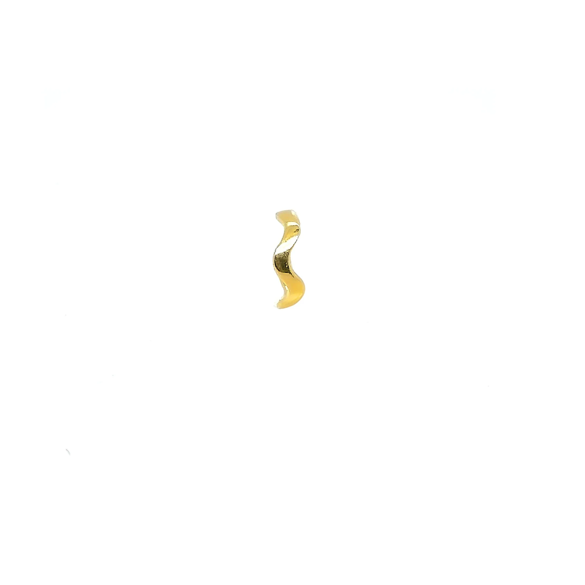 Golden Wave Ear Cuff (single)