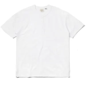 Goodwear Henley Tee White