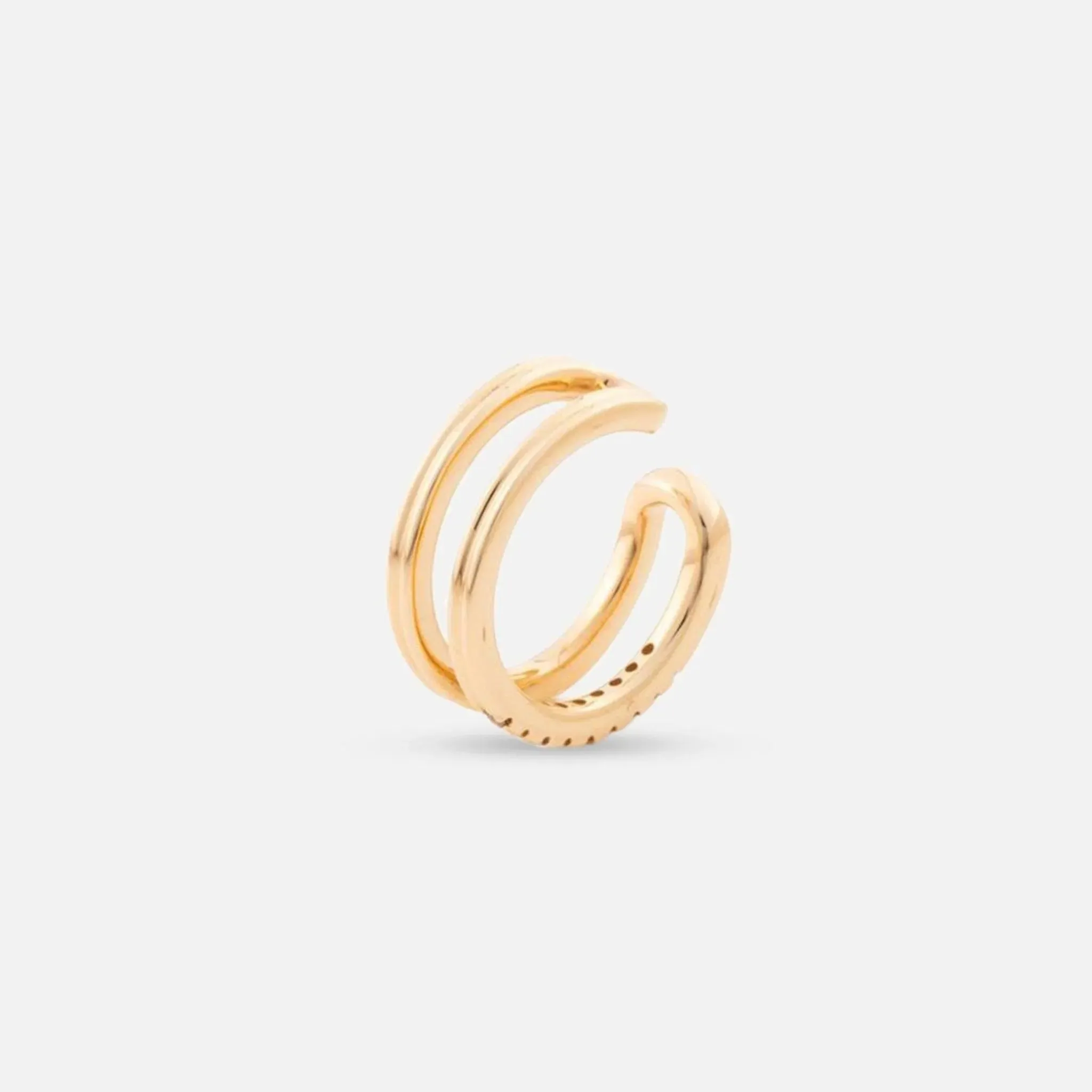 Gossamer Double Line Diamond Ear Cuff