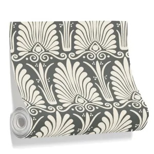 Greek Revival-Classic Monochrome - Wall Covering - Peel and Stick Wallmark Canvas