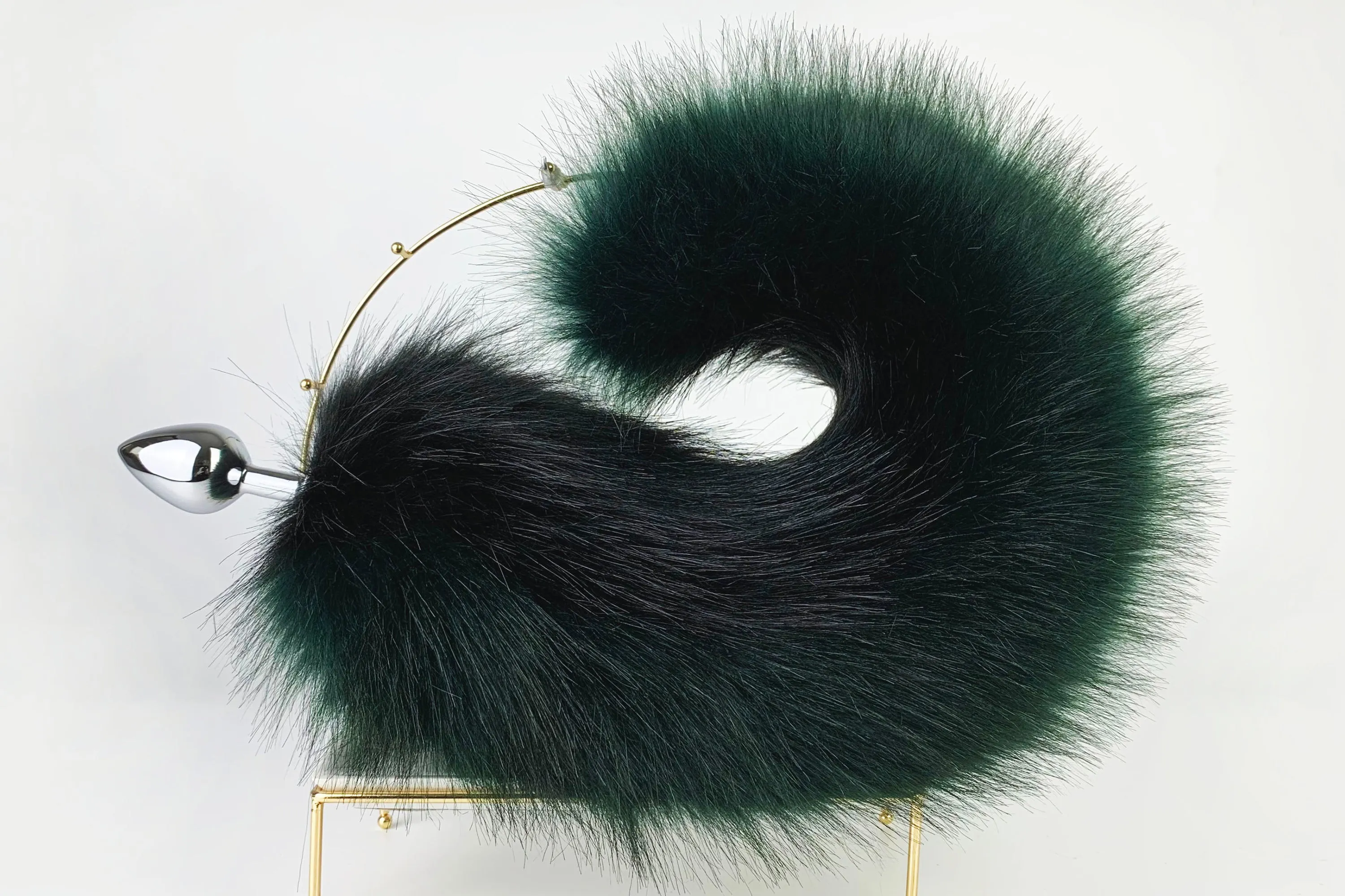 green black puppy ear and tail set Shepherd dog ear and tail plug set Shiba Inu dog ear and tail butt plug cosplay petplay puppy play mature