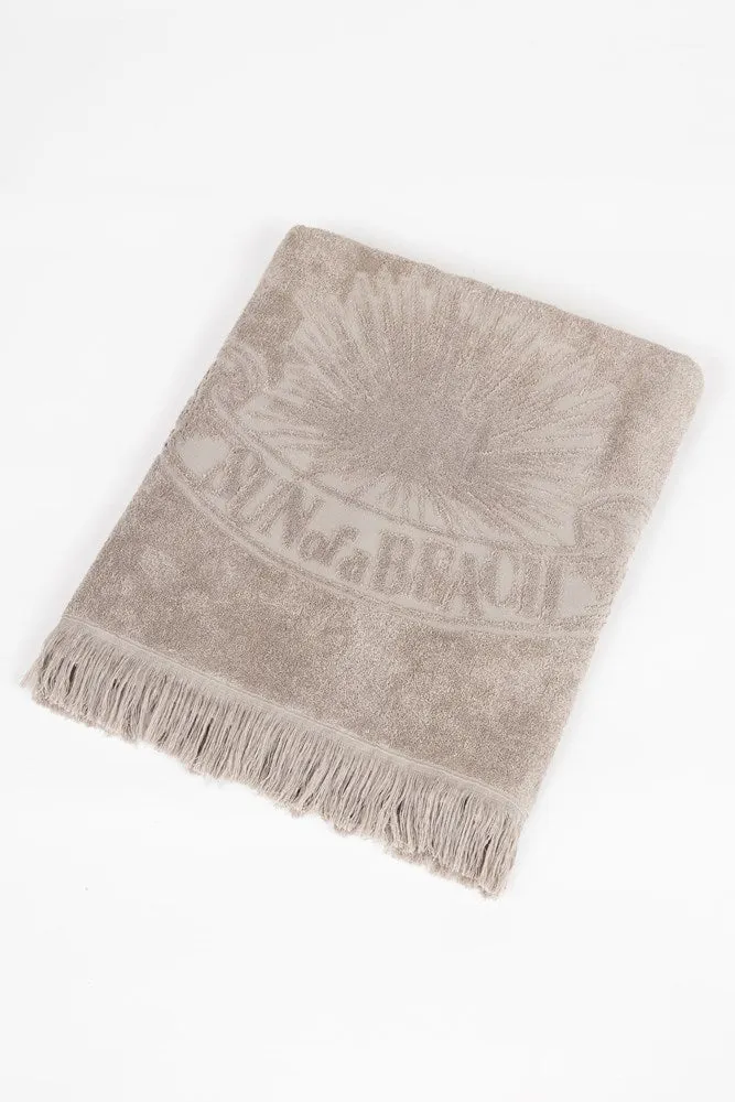 Greige | Mini Monochrome Beach Towel