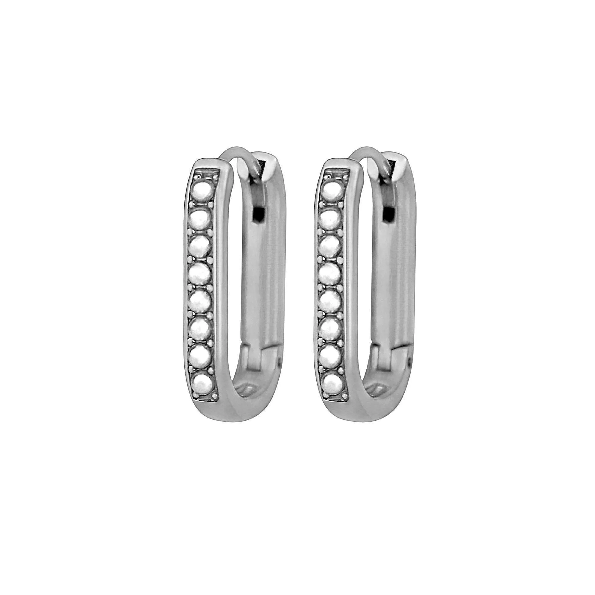 Gumdrop Pearl Hoops
