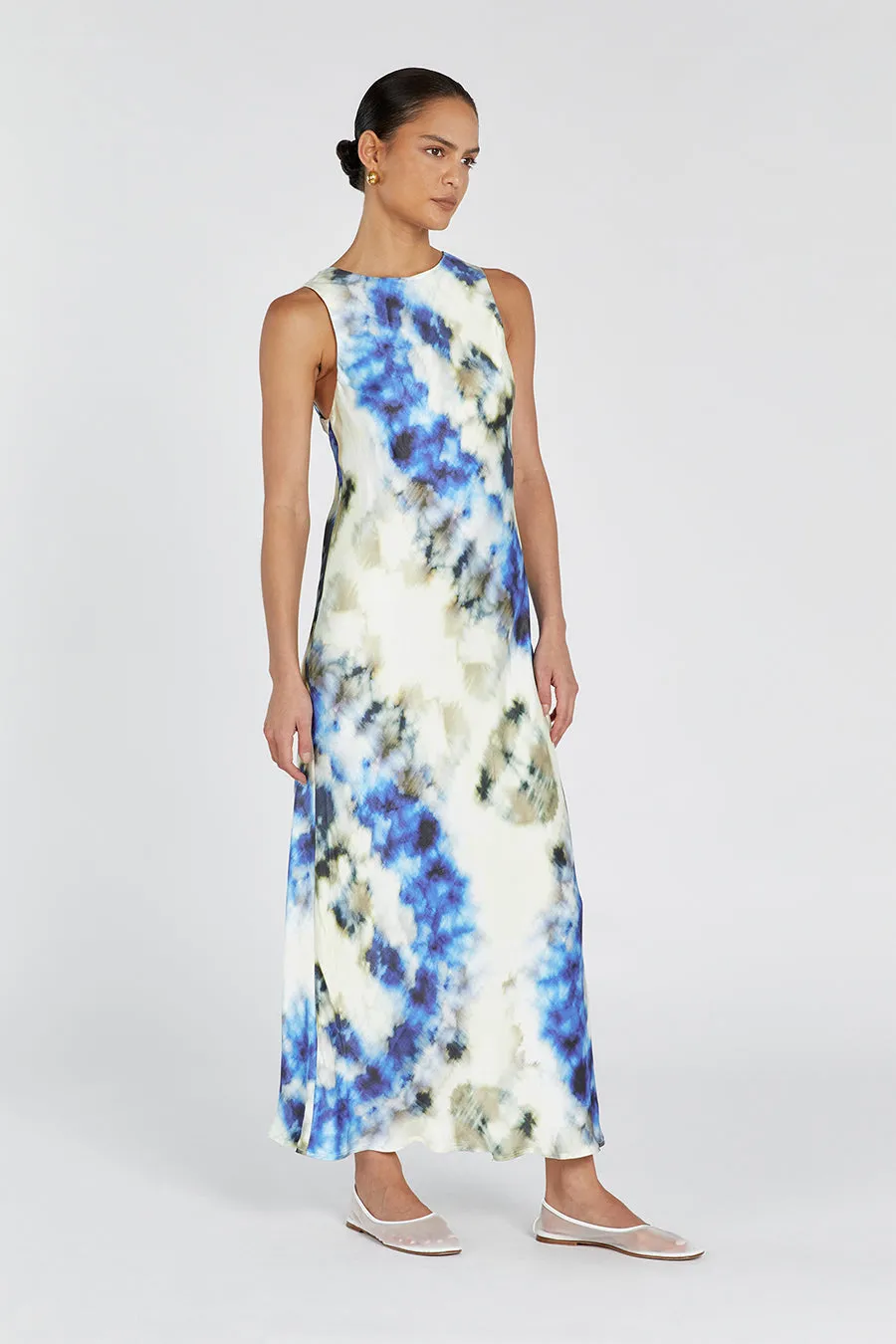 HAVEN SATIN SLIP MAXI DRESS