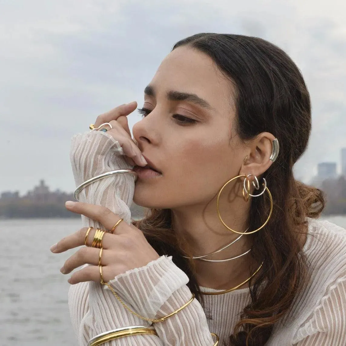 Helix Ear Cuff in Gold