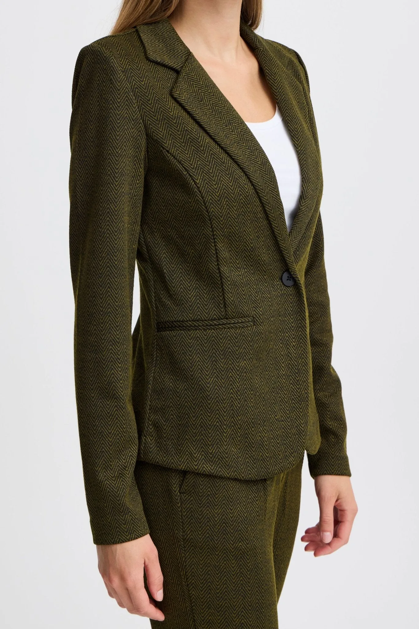 ICHI - IHKATE JACQUARD BLAZER - 20121600