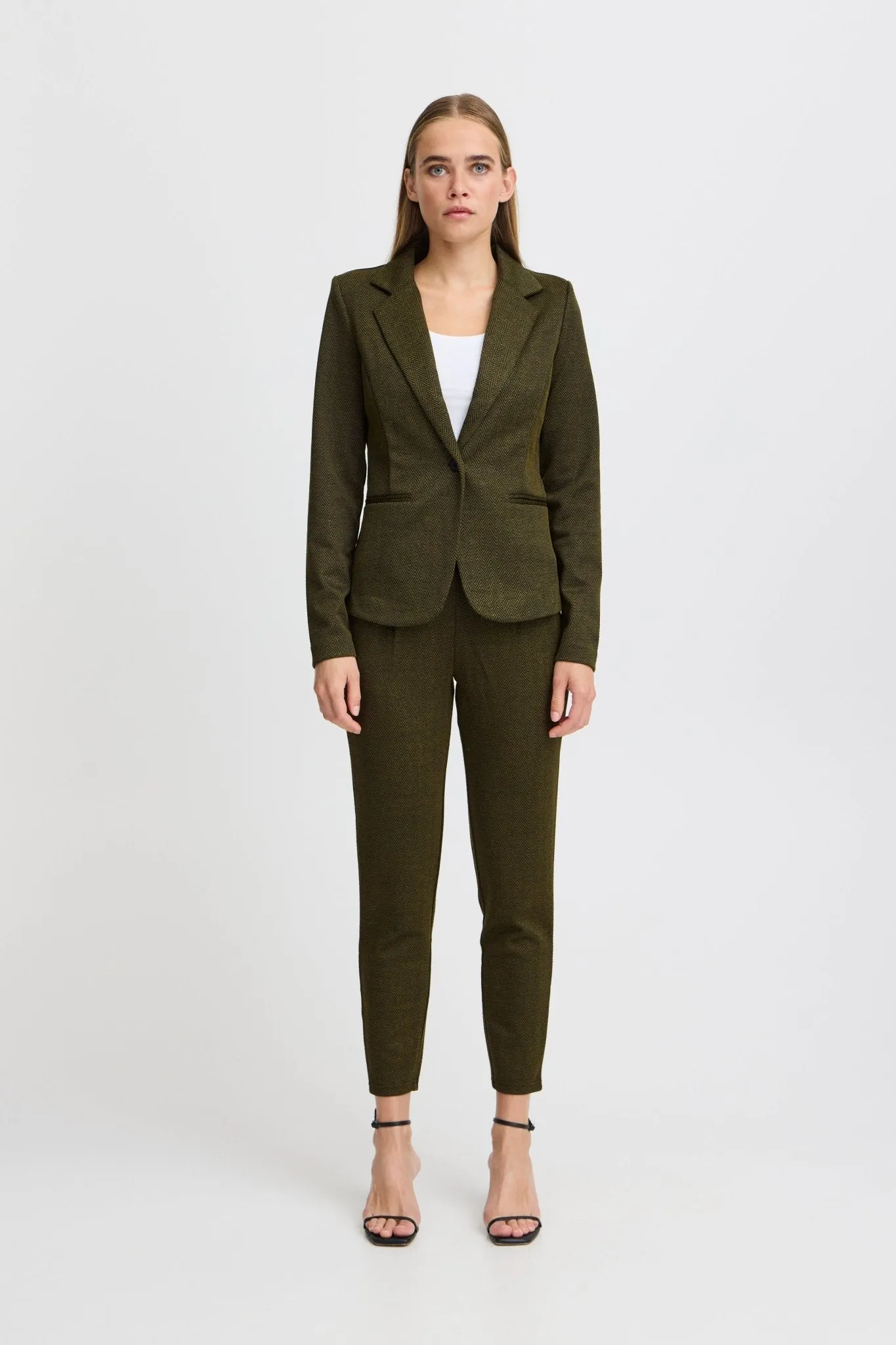 ICHI - IHKATE JACQUARD BLAZER - 20121600