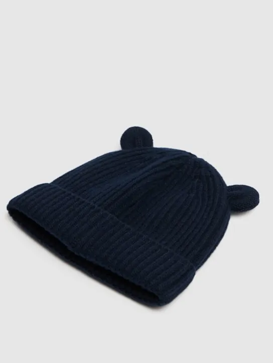 Il Gufo   Wool knit beanie w/ ears 