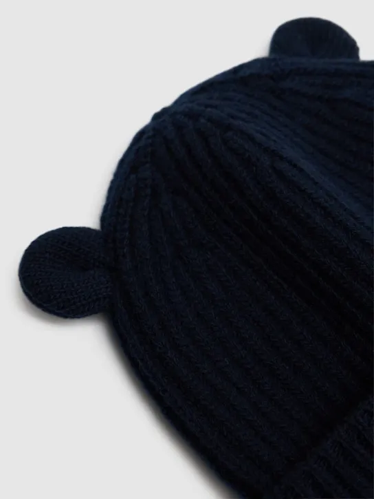 Il Gufo   Wool knit beanie w/ ears 