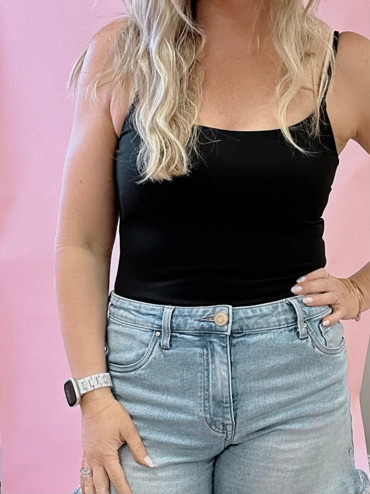Isa Bodysuit in Black