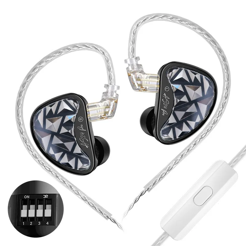【KZ AS24 Pro】24BA Drivers In-Ear Monitor, Tunable HiFi IEM, Wired Earbuds High-end Earphones for Audiophile
