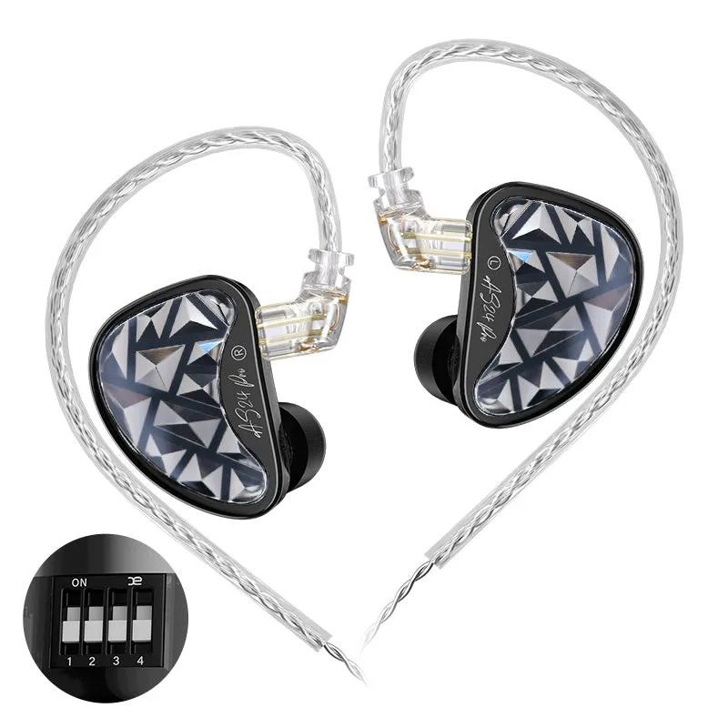 【KZ AS24 Pro】24BA Drivers In-Ear Monitor, Tunable HiFi IEM, Wired Earbuds High-end Earphones for Audiophile