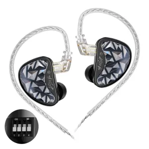 【KZ AS24 Pro】24BA Drivers In-Ear Monitor, Tunable HiFi IEM, Wired Earbuds High-end Earphones for Audiophile
