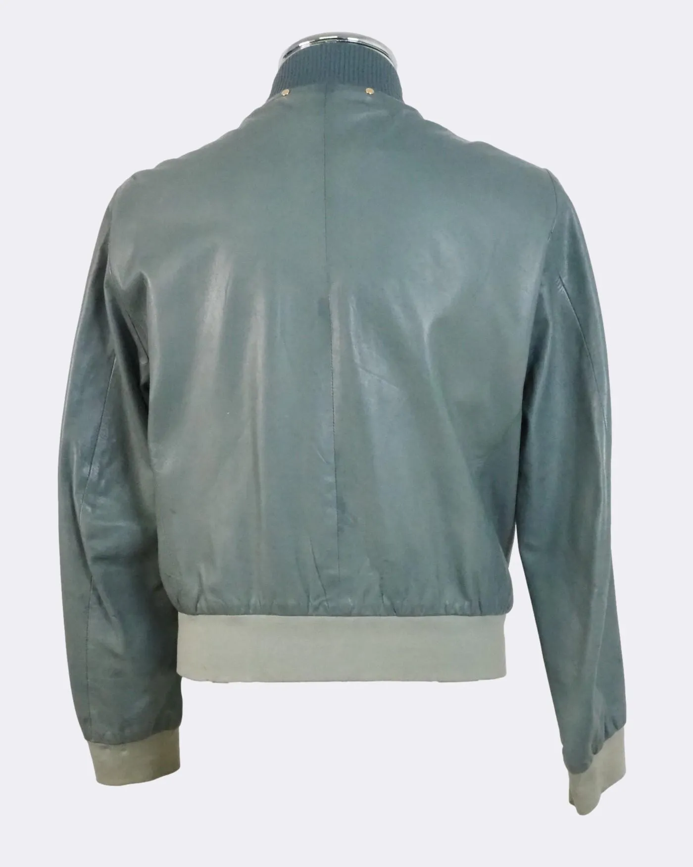 Leather Bomber Jacket