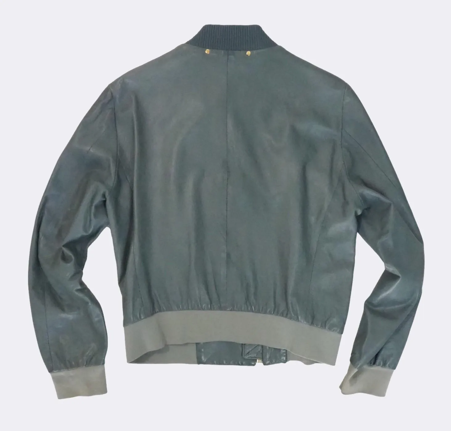 Leather Bomber Jacket