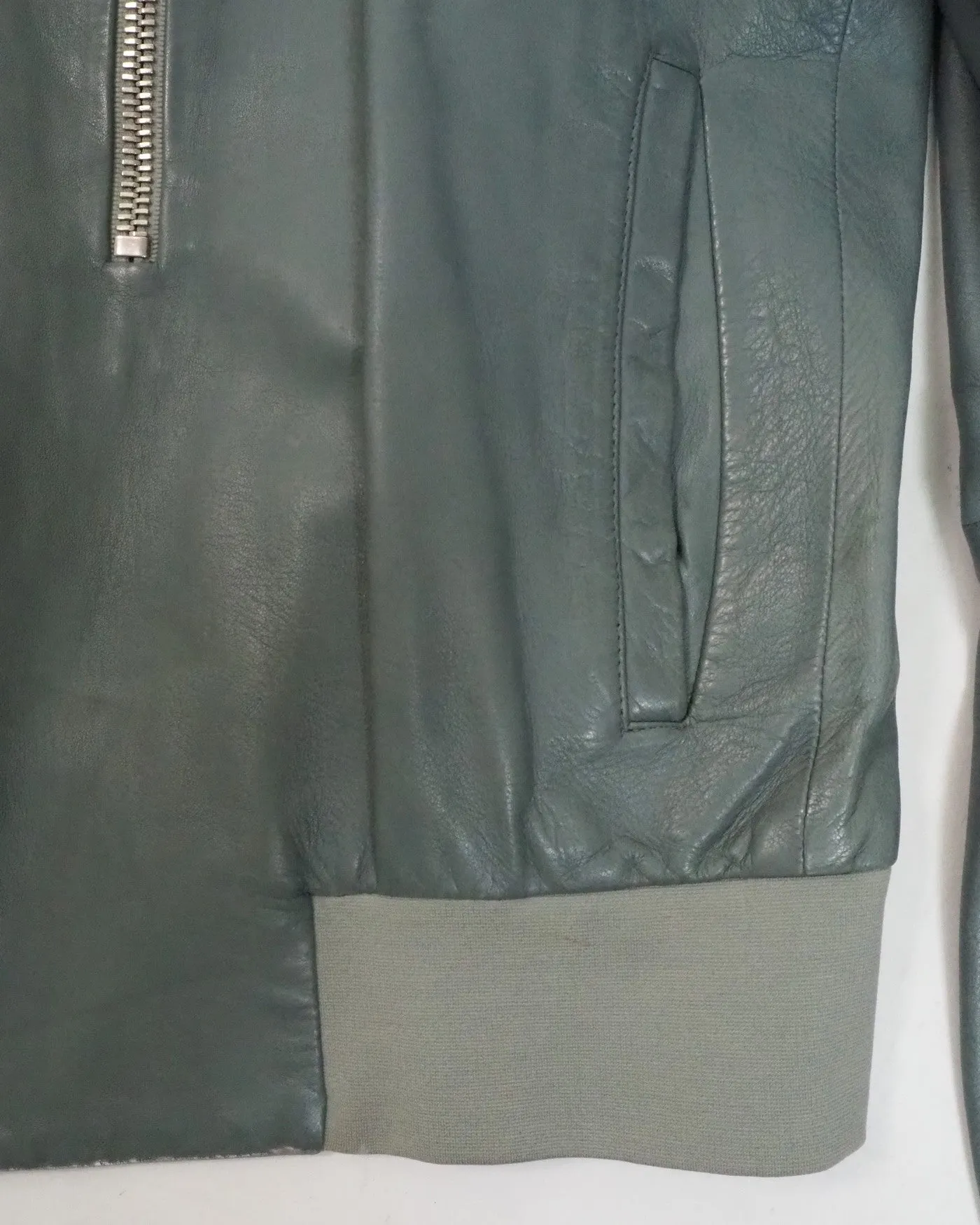 Leather Bomber Jacket