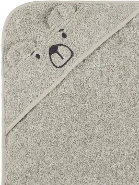 Liewood   Bear organic cotton hooded towel 
