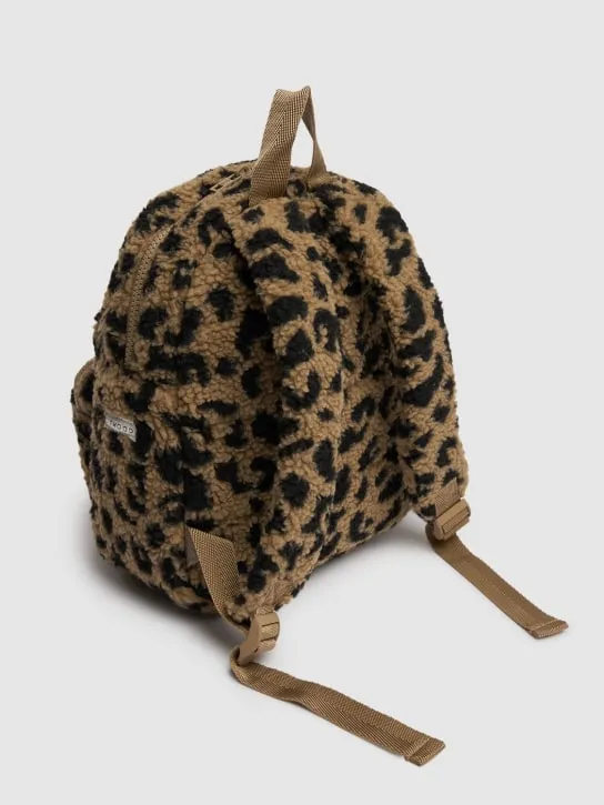 Liewood   Leo print recycled poly blend backpack 