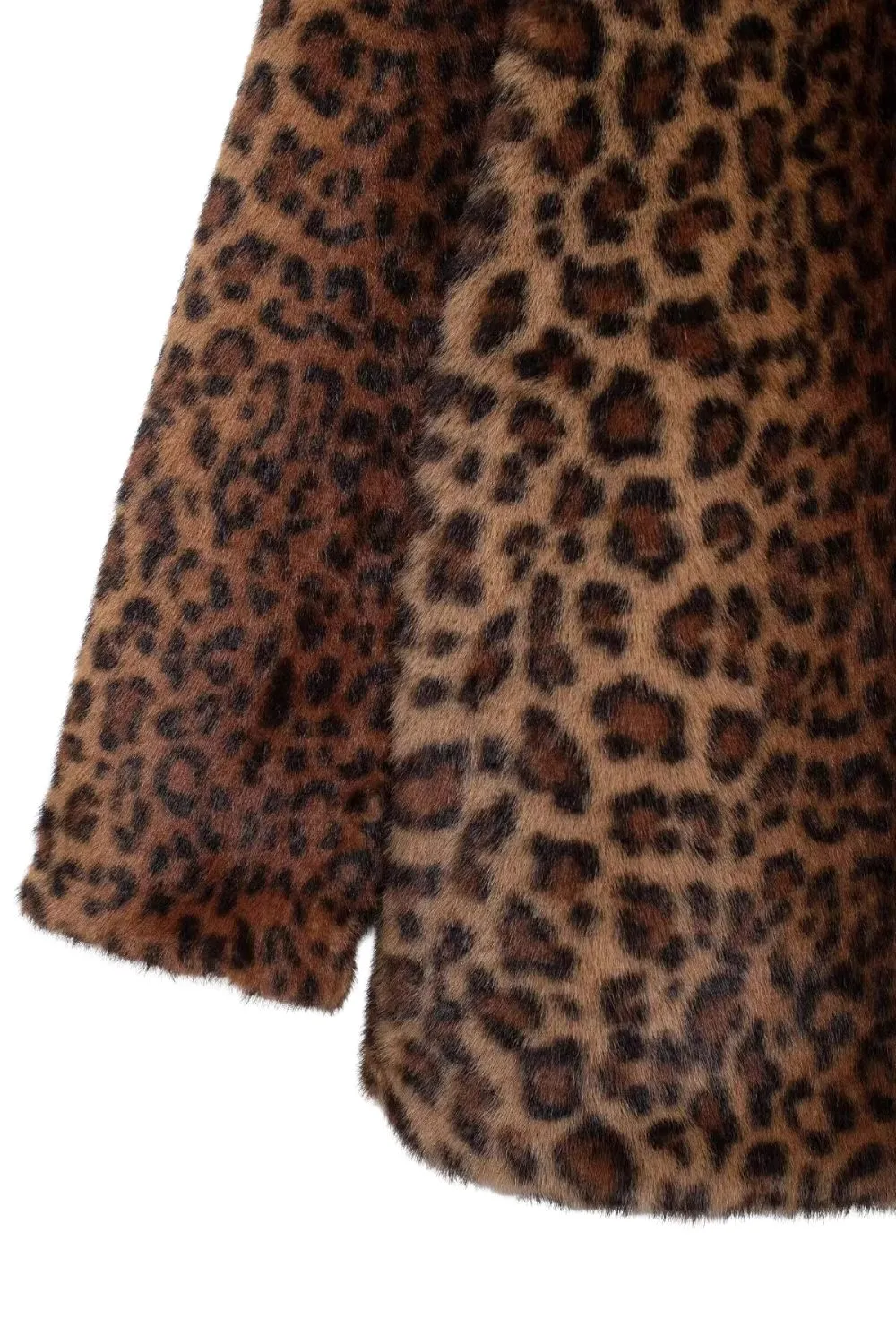 'Lindsey' Animal Print Faux Fur Coat