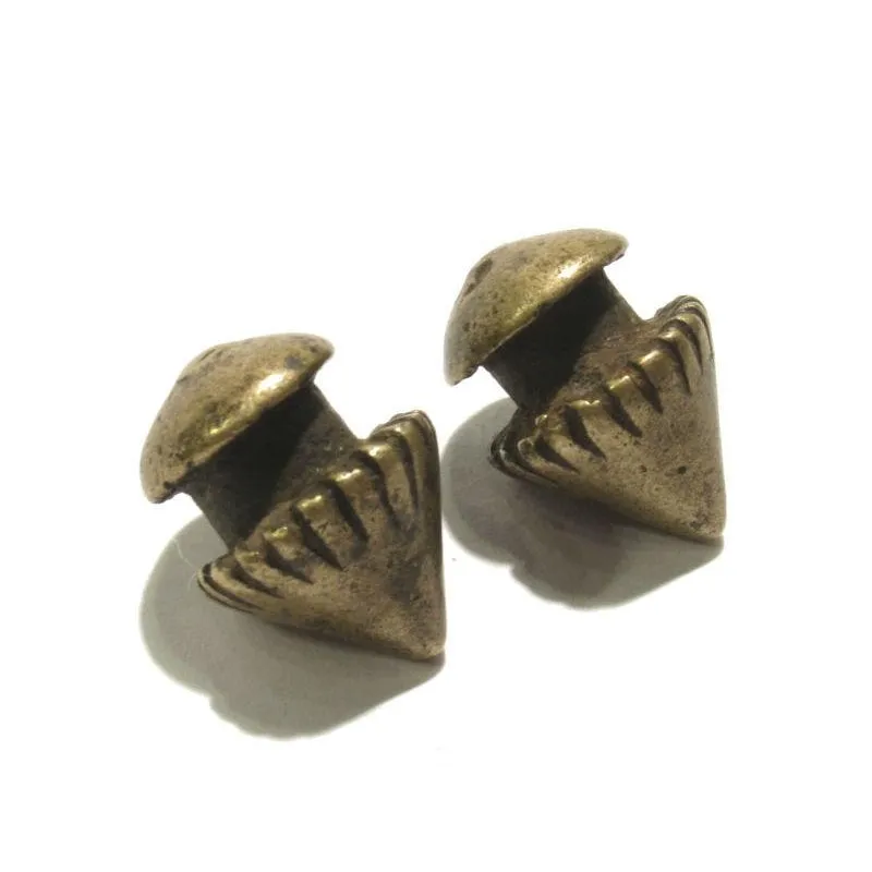 Lobi 19th Century Brass Ear Plugs