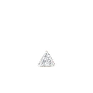 Maria Tash 2.5MM  Invisible Set Triangle Diamond Threaded Stud Earring