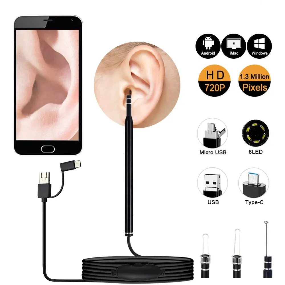 Medical In Ear Cleaning Mini Camera