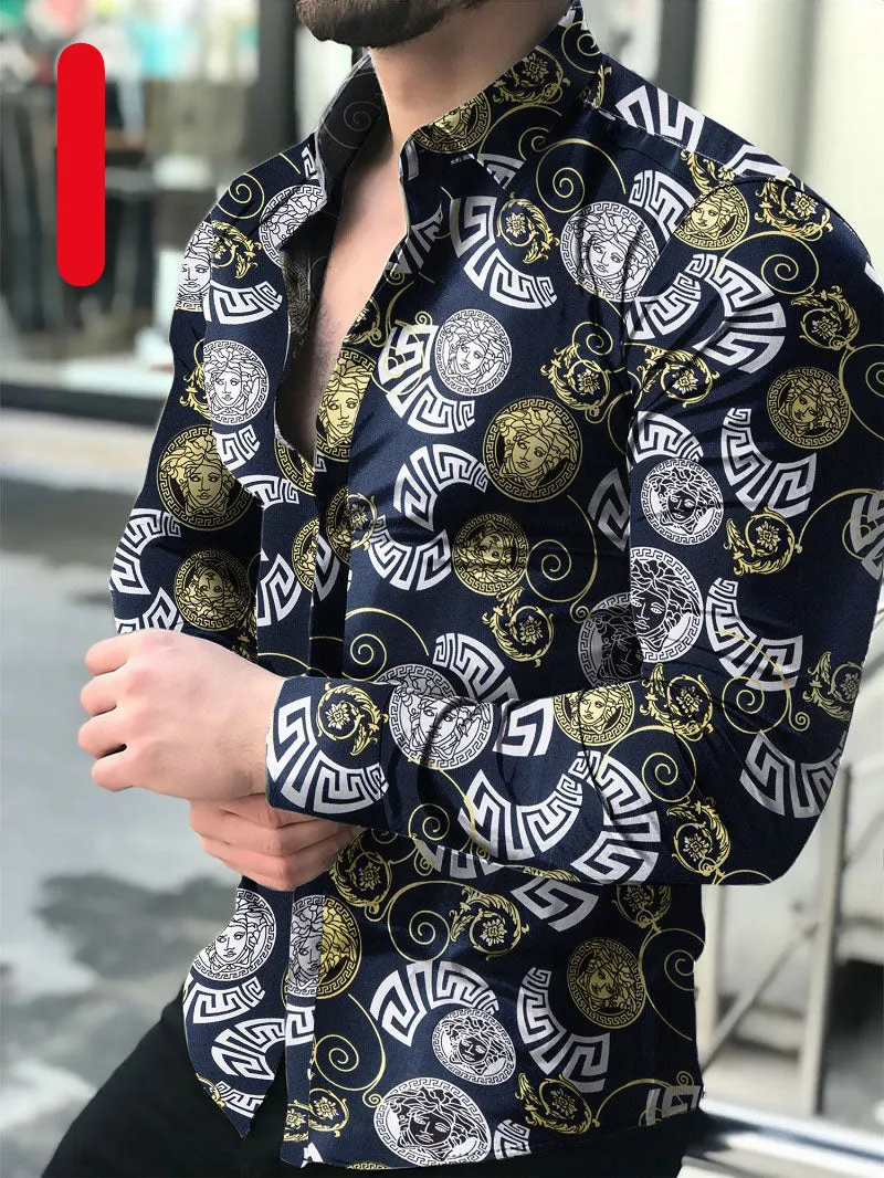 Men's Casual Long-sleeved Shirt