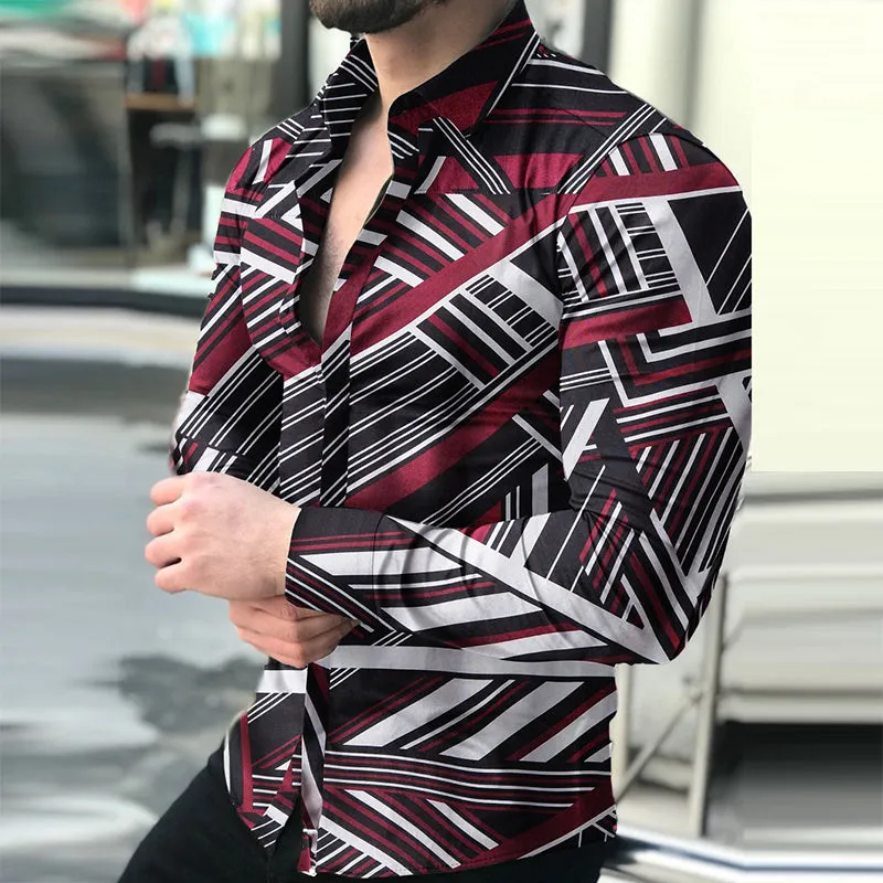 Men's Casual Long-sleeved Shirt