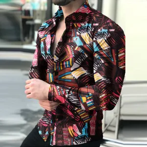 Men's Casual Long-sleeved Shirt