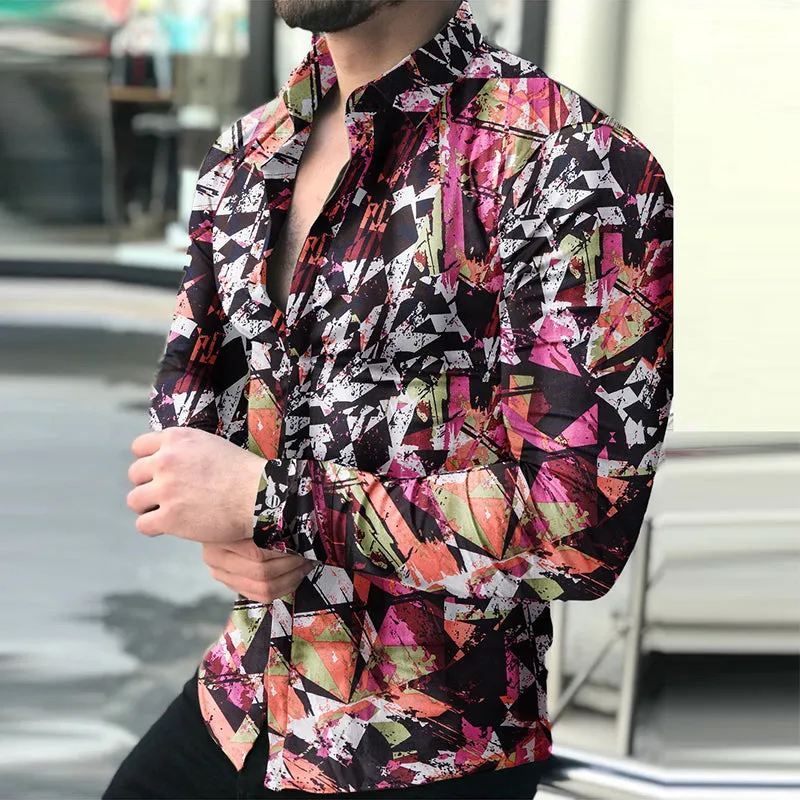Men's Casual Long-sleeved Shirt
