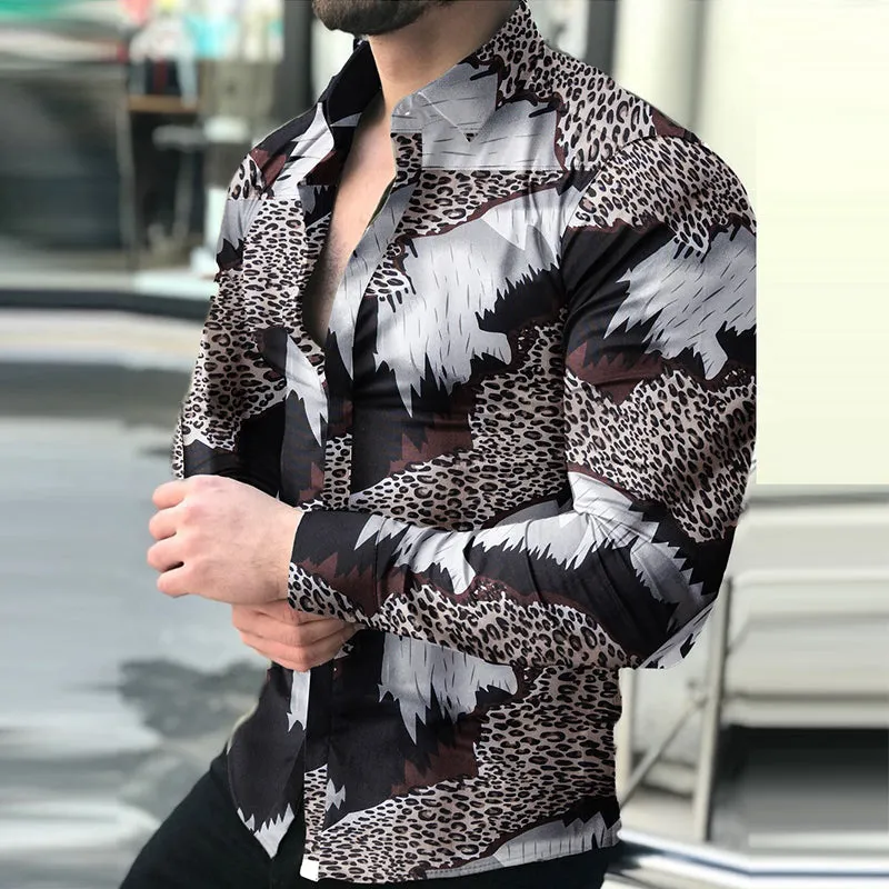 Men's Casual Long-sleeved Shirt