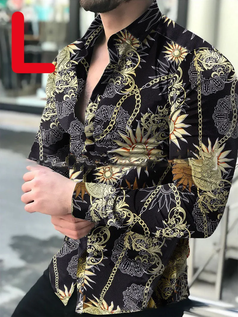 Men's Casual Long-sleeved Shirt