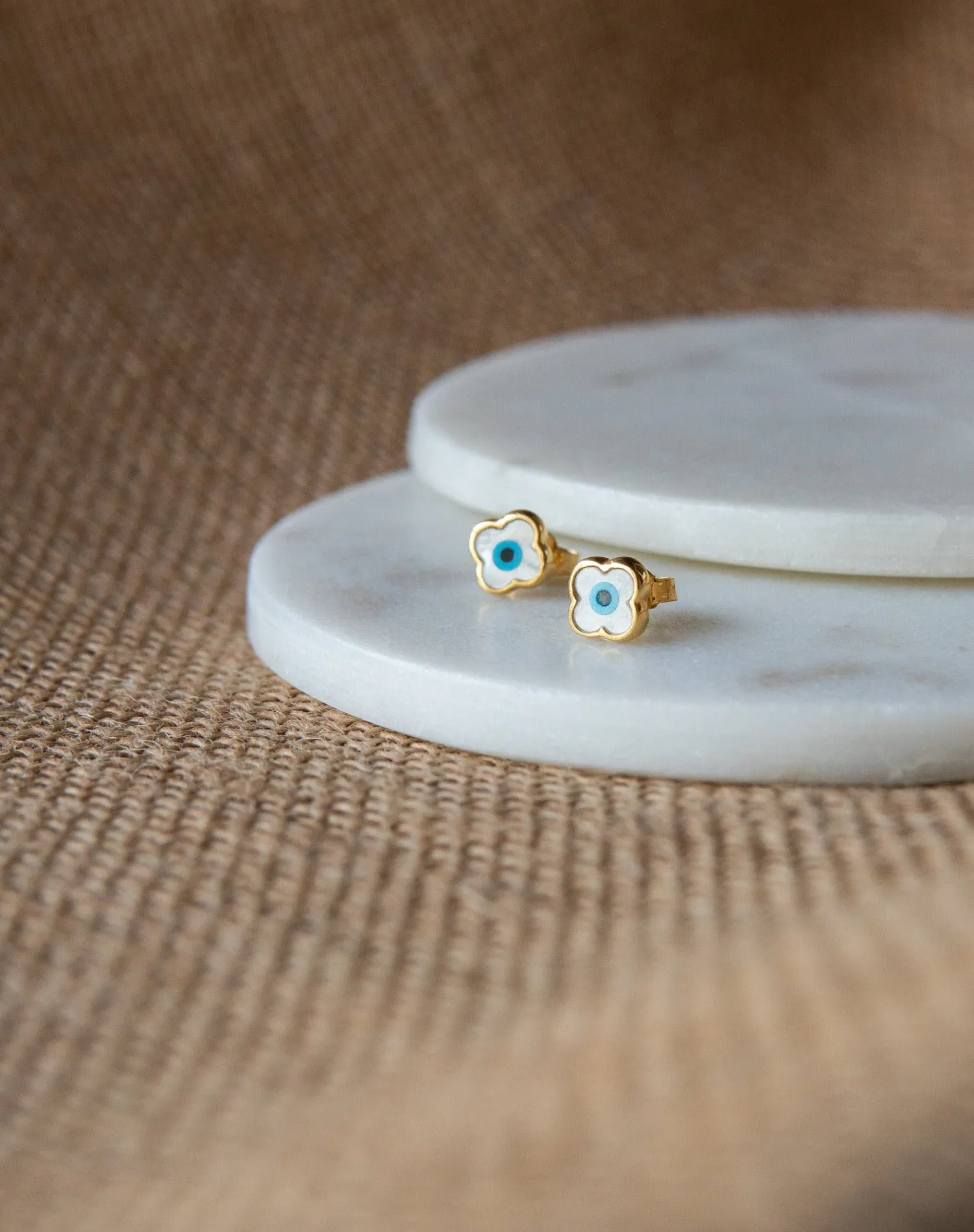 Mini Clover Stud Earrings