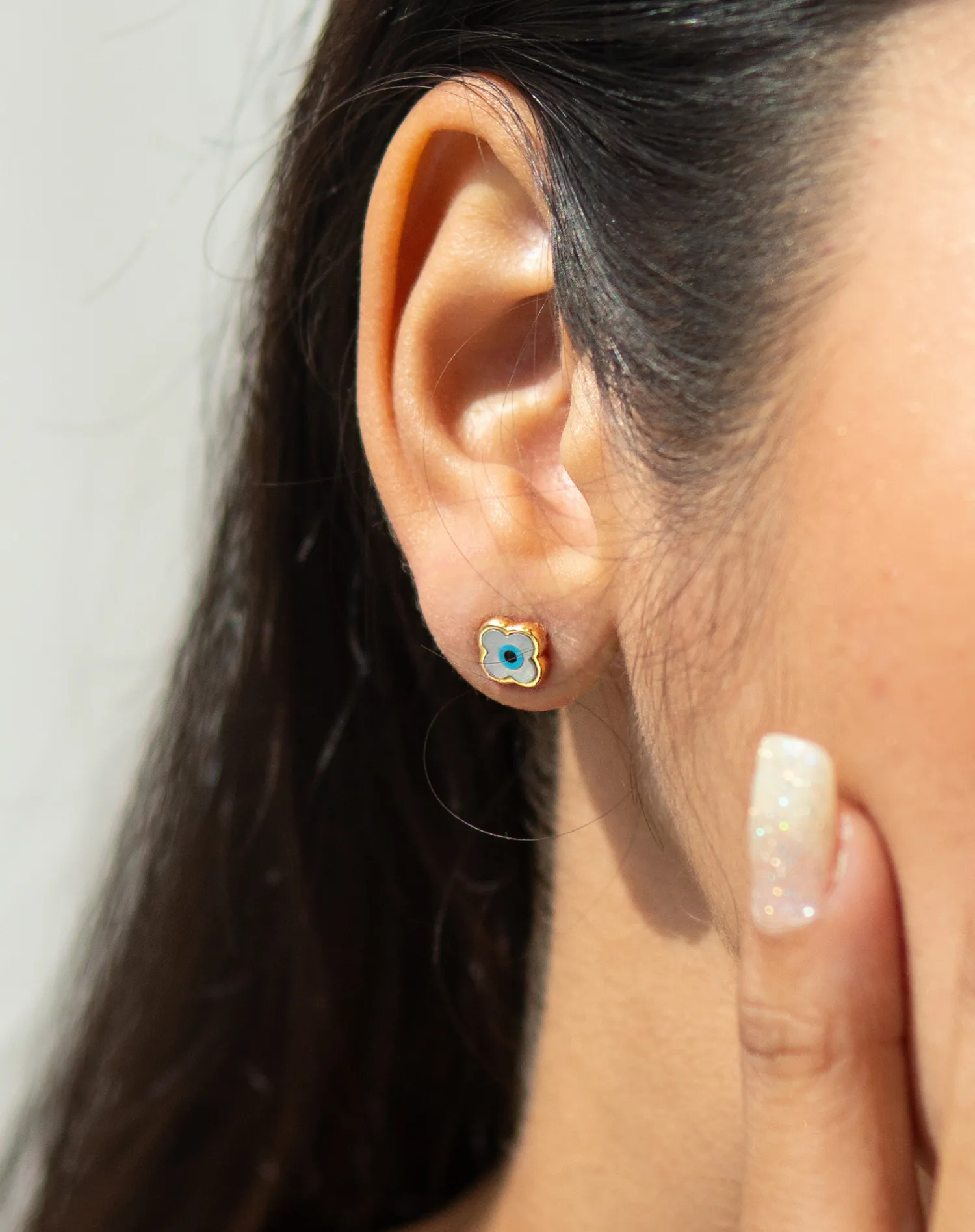 Mini Clover Stud Earrings