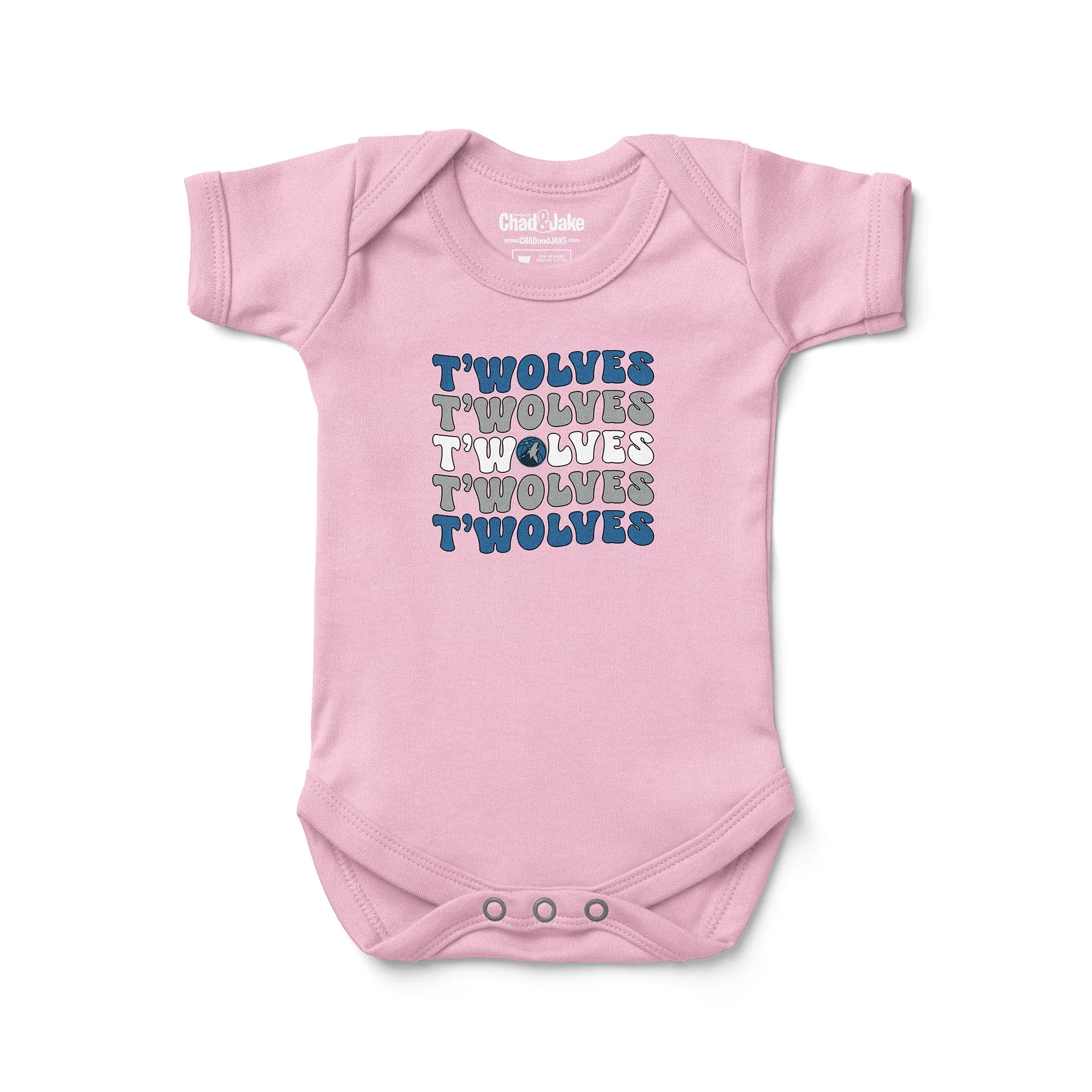 Minnesota Timberwolves "Groovy" Bodysuit