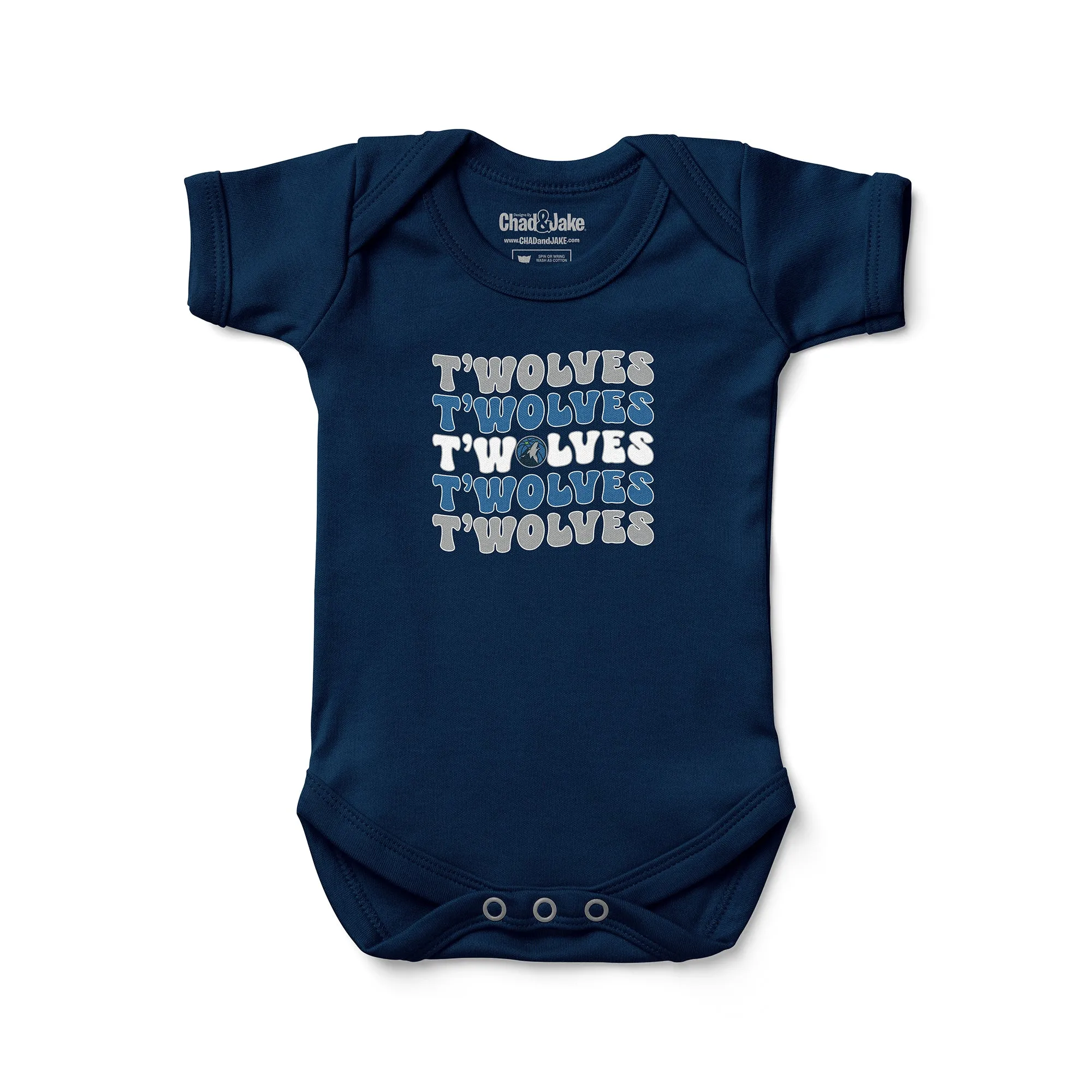 Minnesota Timberwolves "Groovy" Bodysuit