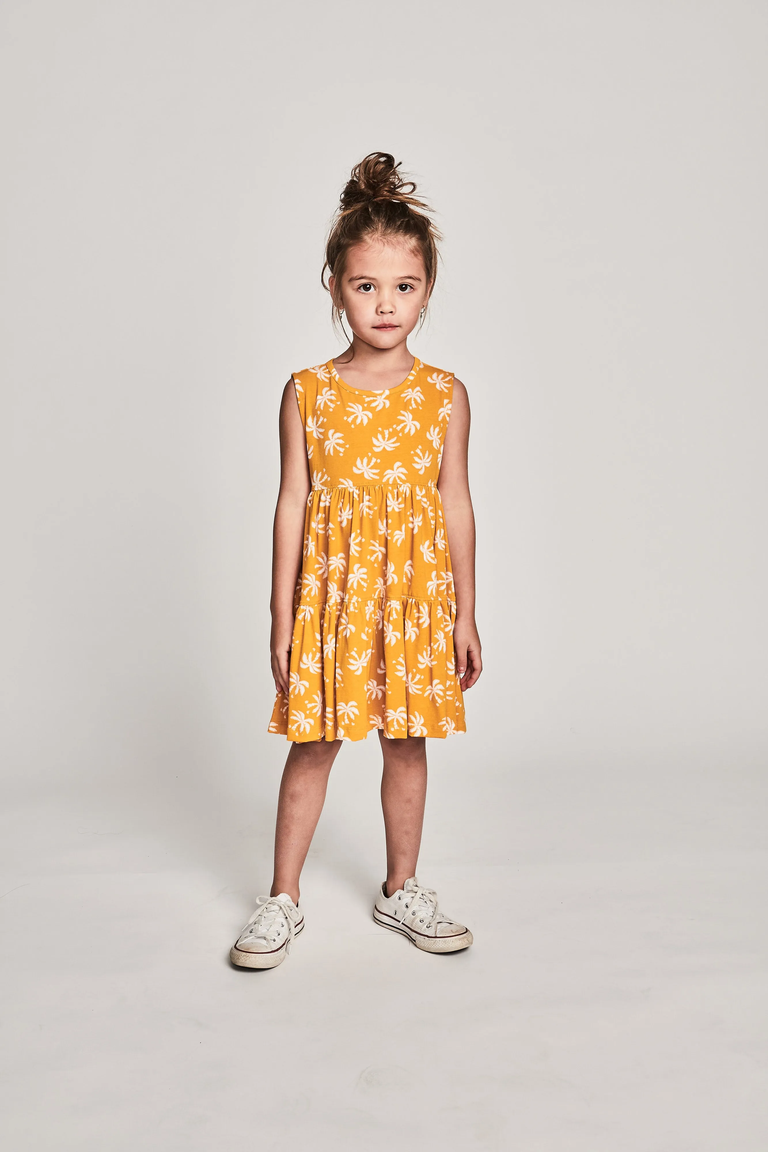 Missie Munster Golden Palms Dress