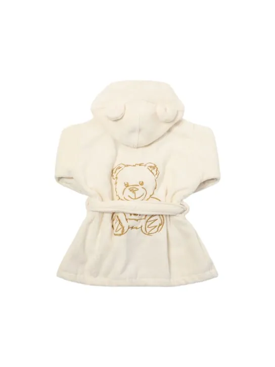 Moschino   Cotton terry bathrobe 
