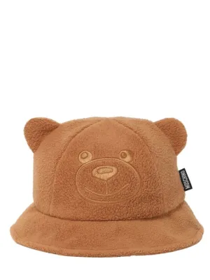 Moschino   Teddy bucket hat w/ear appliqués 