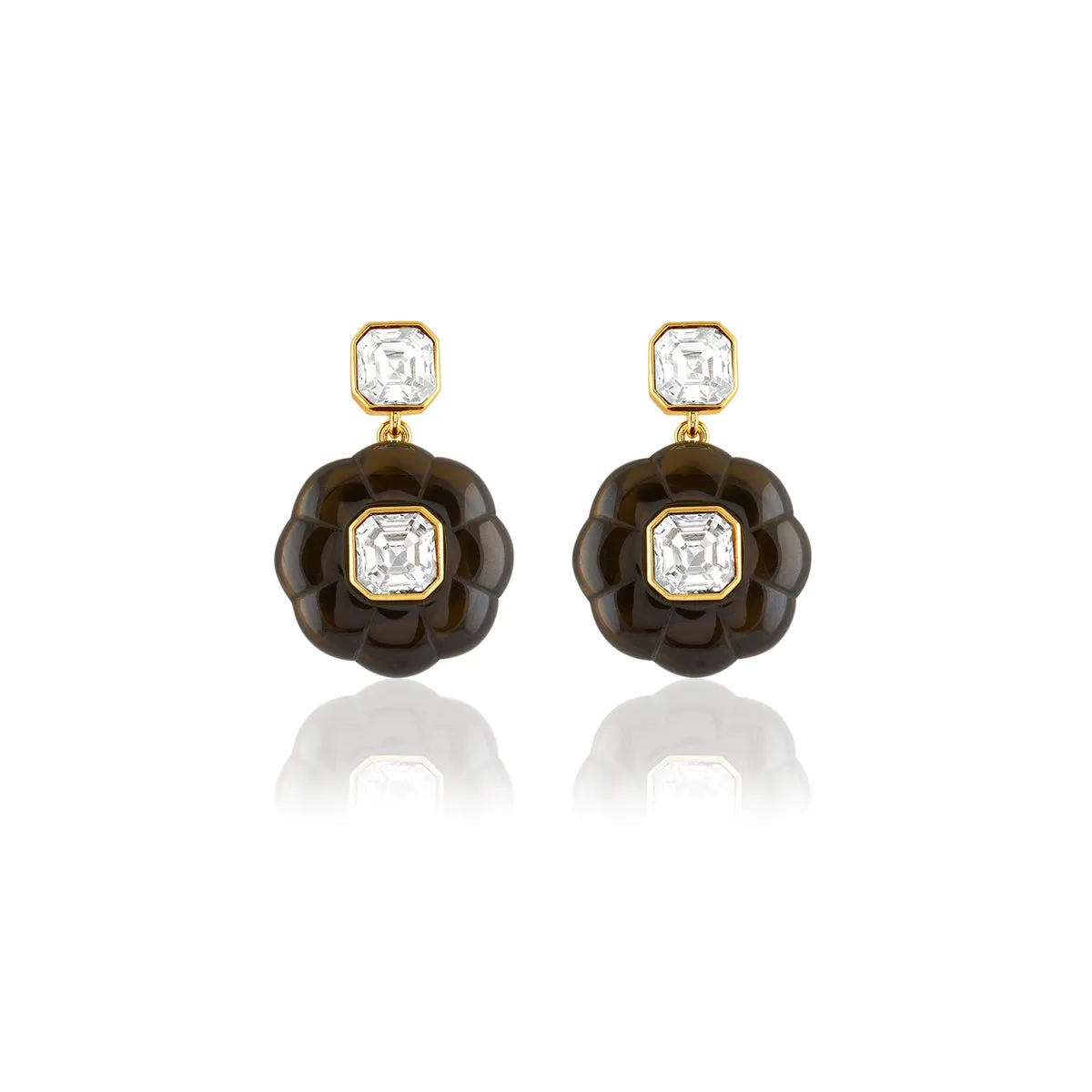 Noir Garden Dangler Earrings