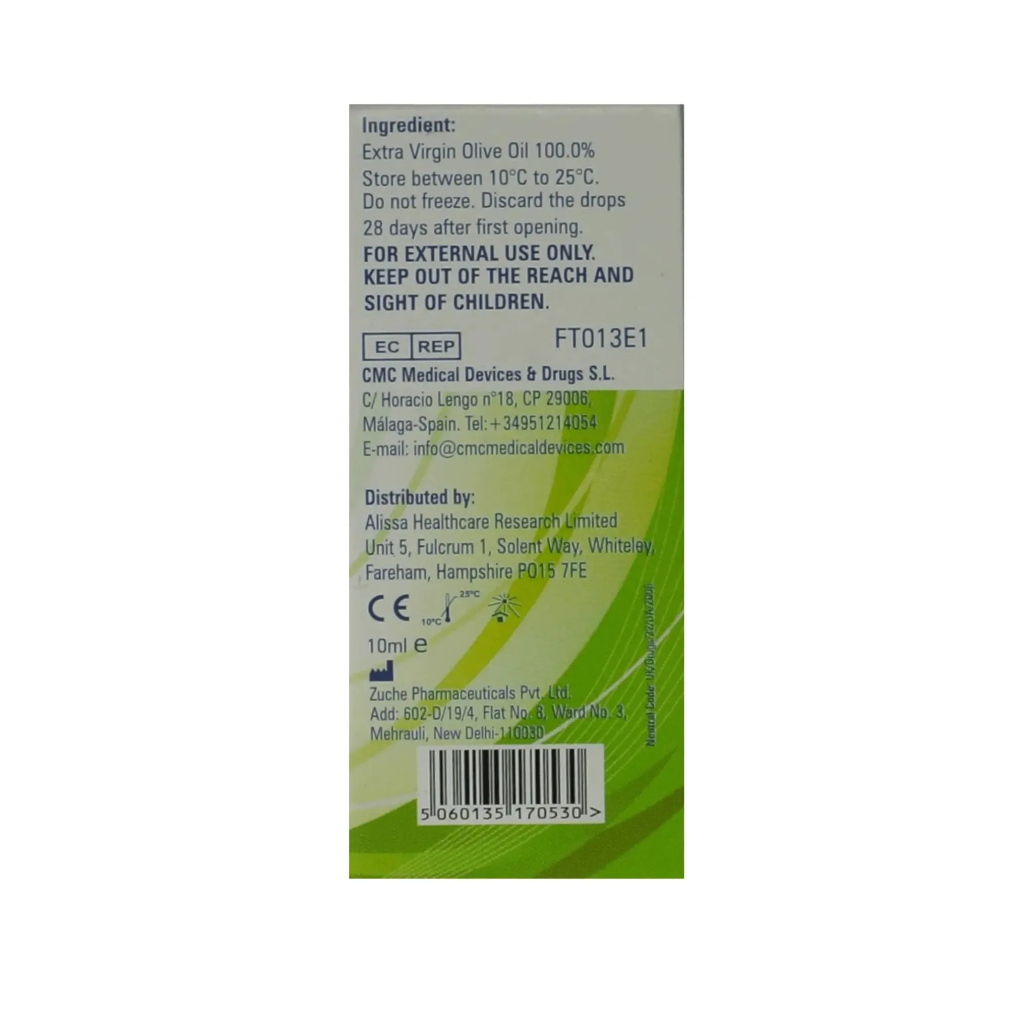 Oilve Oil Ear Drops- 10ml