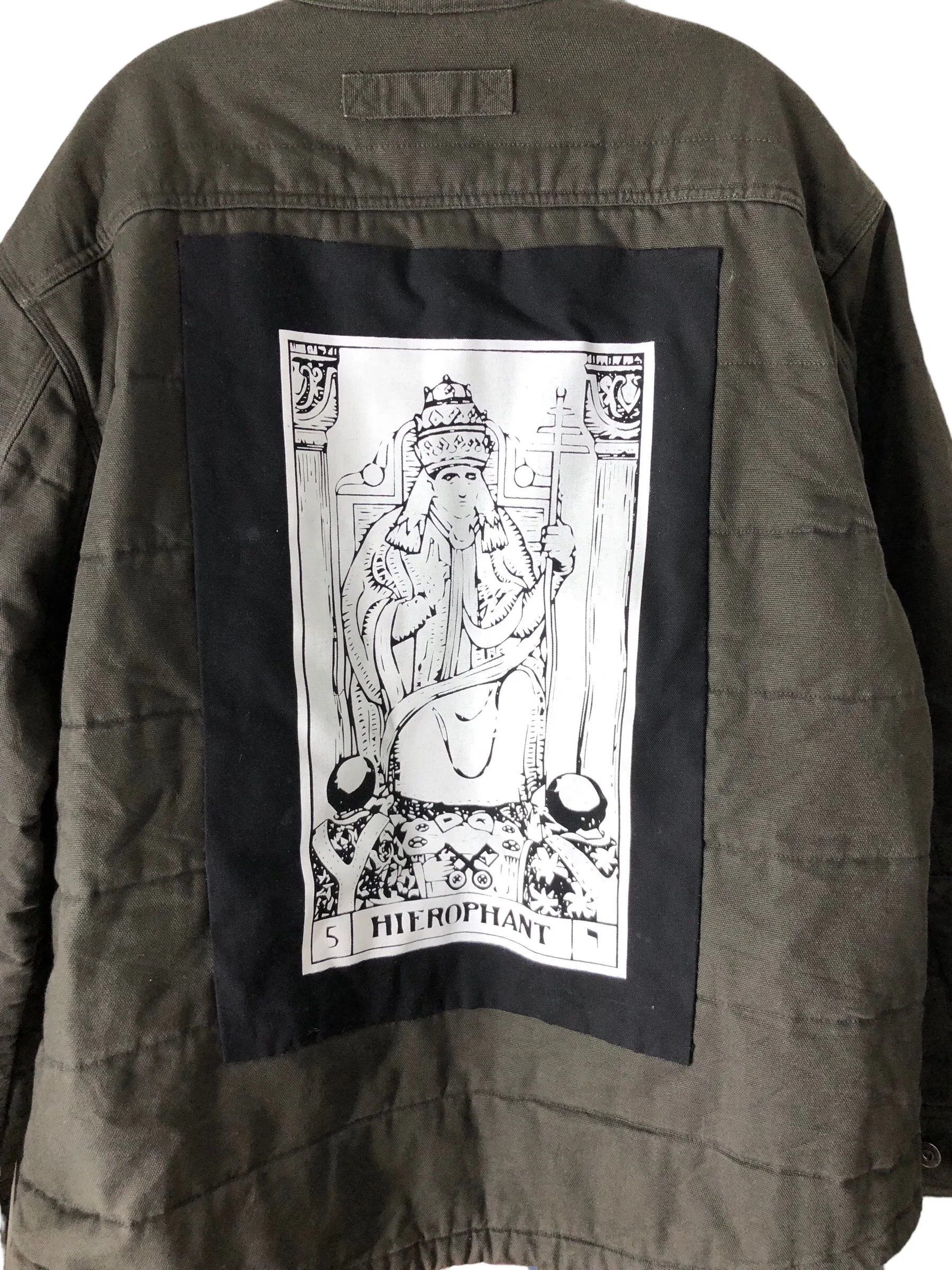 OOAK Cordaroy Hierophant Quilted Jacket by Tooth and Claw x Blim