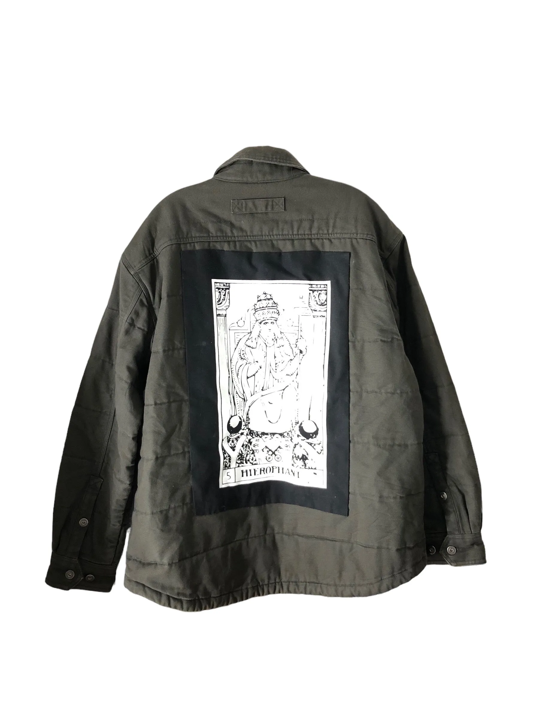 OOAK Cordaroy Hierophant Quilted Jacket by Tooth and Claw x Blim