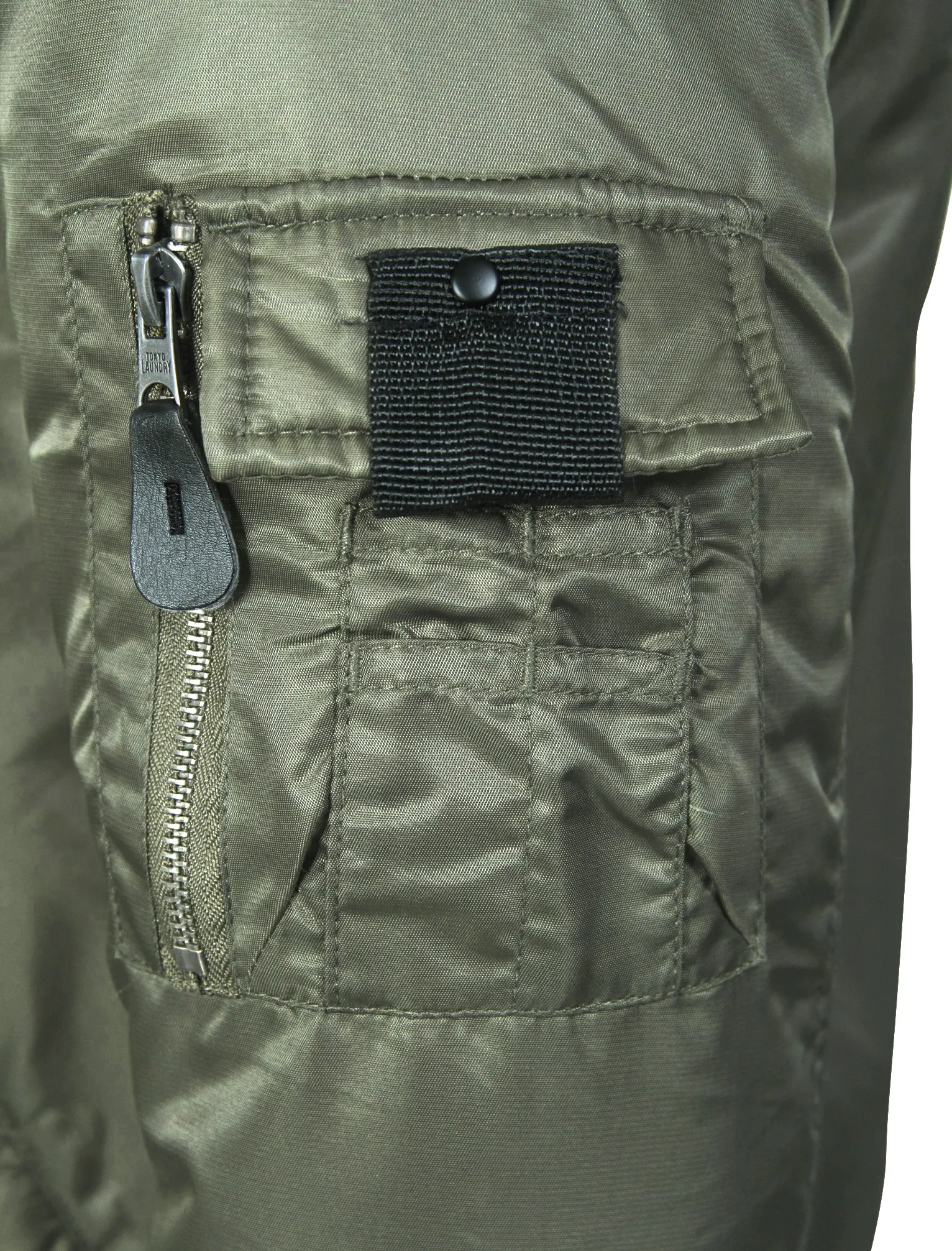 Paulton Bomber Jacket in Mink - Tokyo Laundry