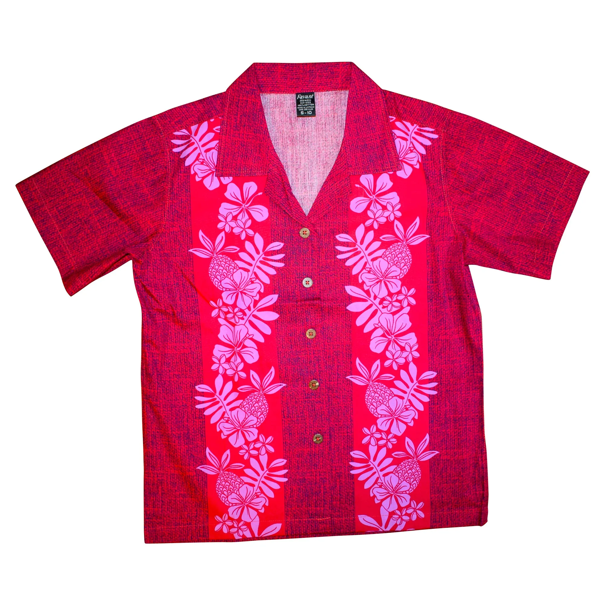 Pineapple Panel Boy's Shirt