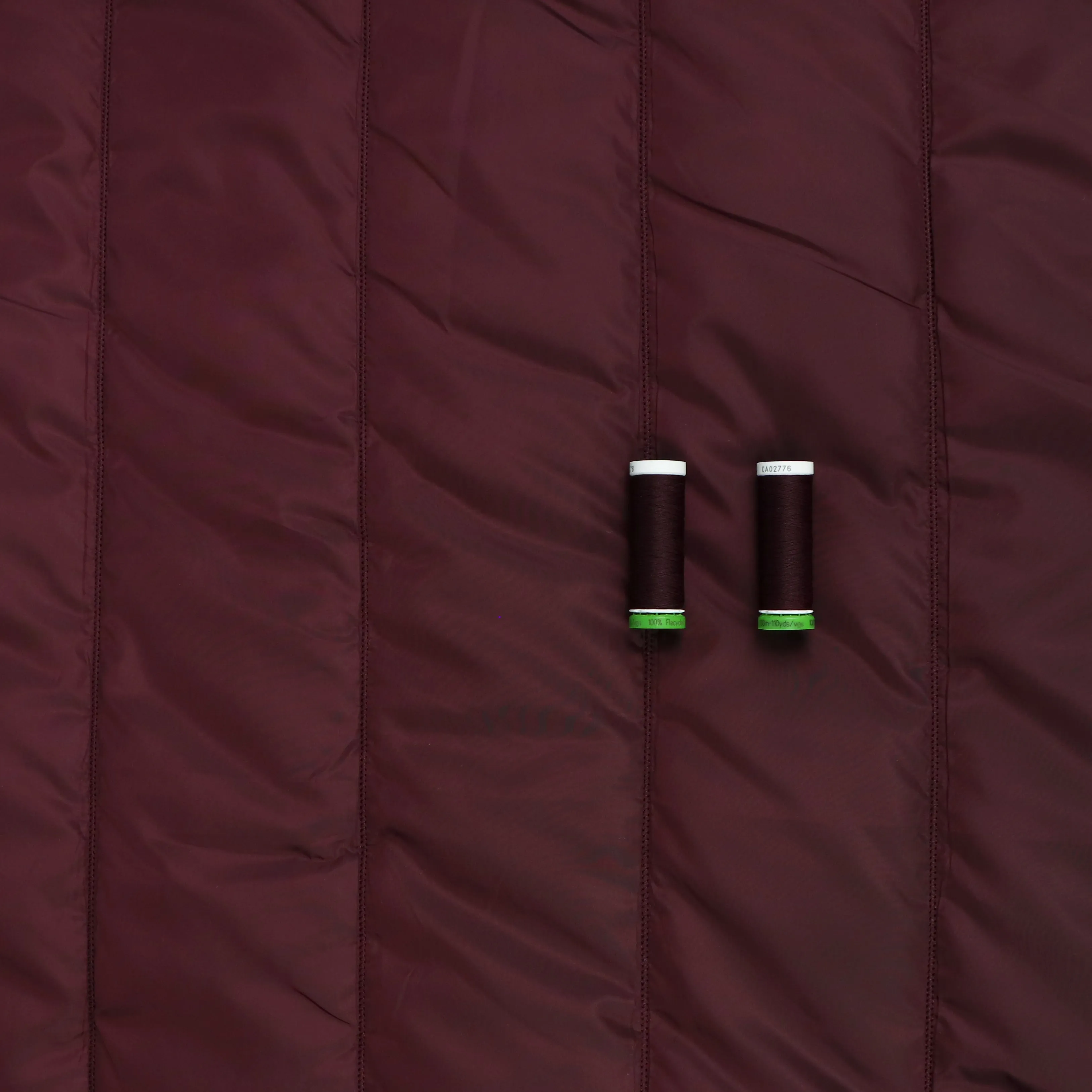 Quilted Coating - Burgundy - SALE