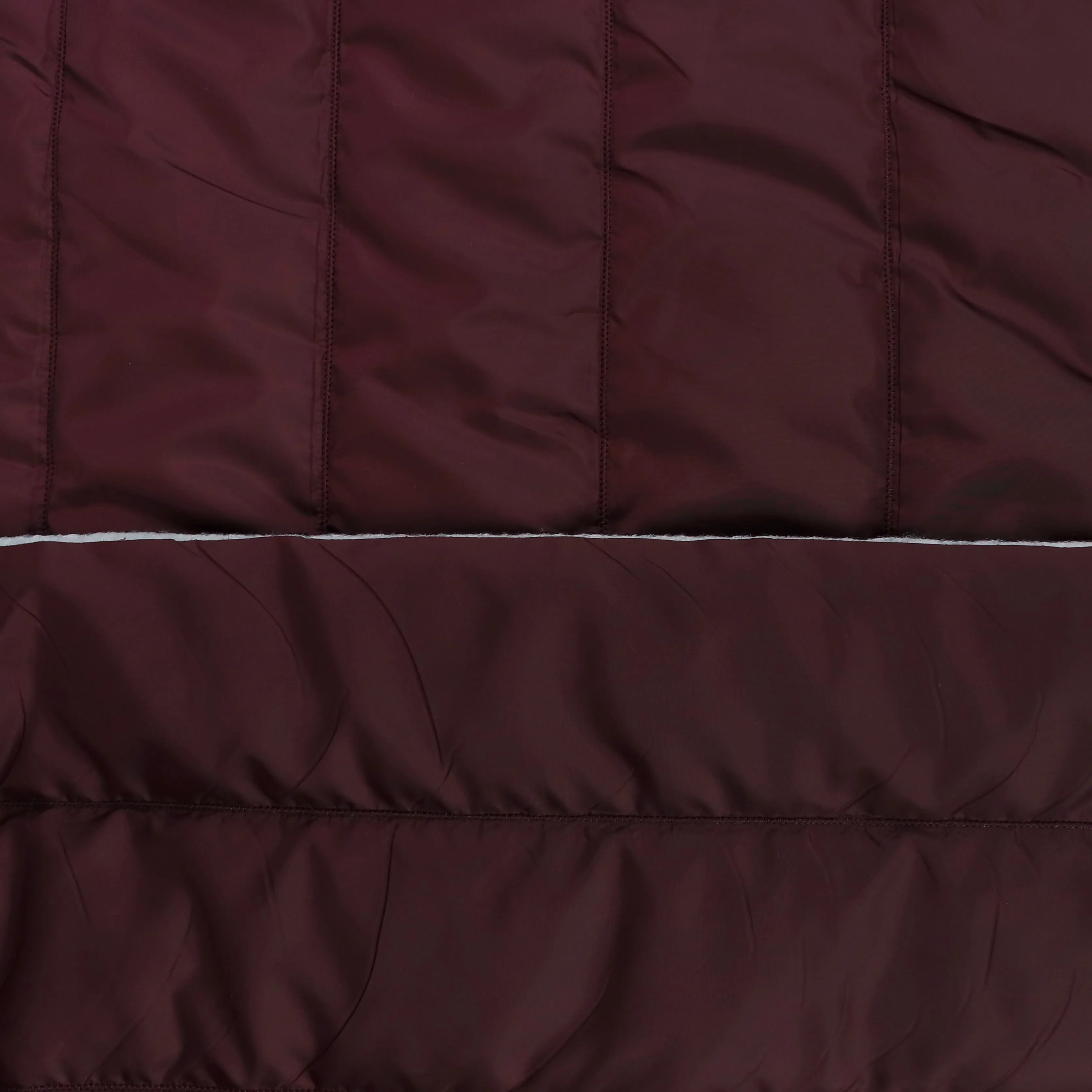 Quilted Coating - Burgundy - SALE