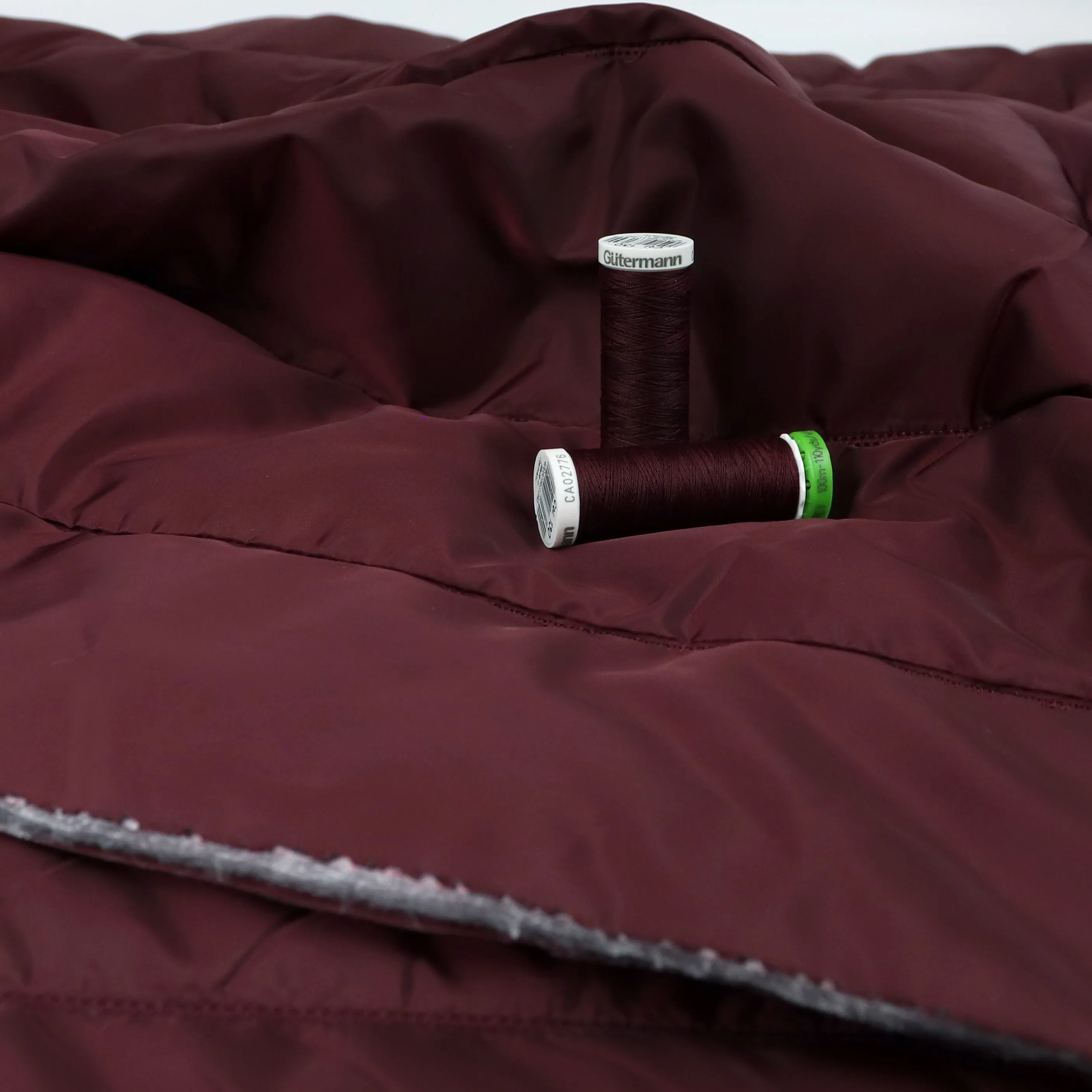 Quilted Coating - Burgundy - SALE
