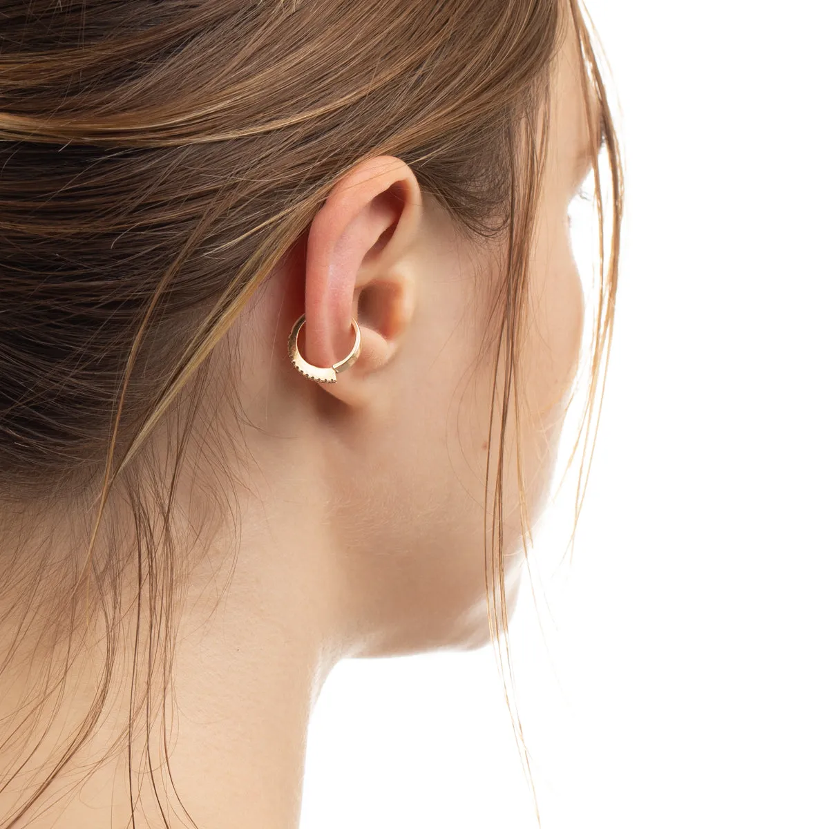 "Beluga" Diamond Ear Cuff