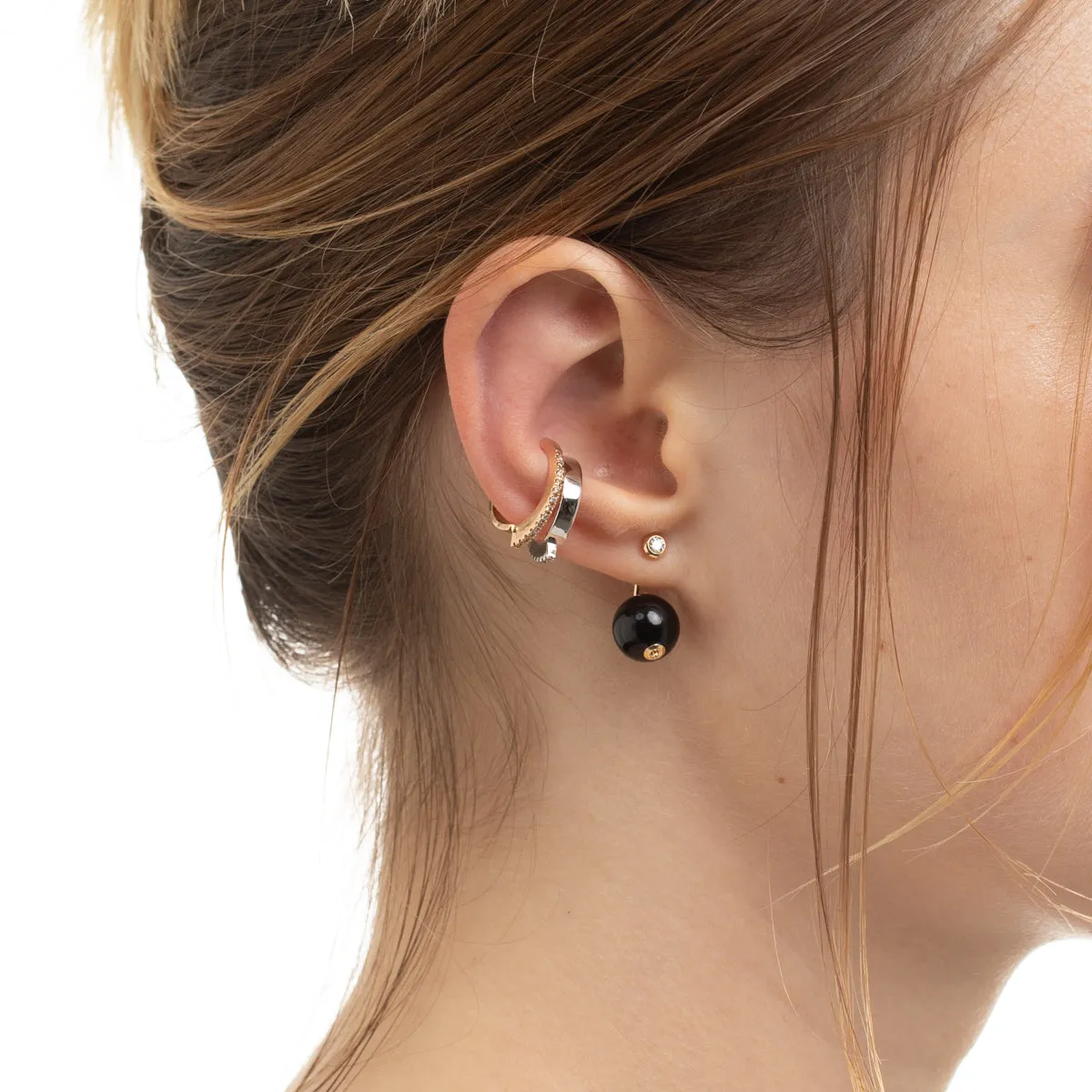 "Beluga" Diamond Ear Cuff